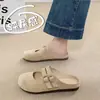 Zapatos Birkenstock Planos Cerrados de Suela Blanda sin Cierre 2026 Nuevos Súper Populares Mocasines Planos Poco Profundos Versátiles para Mujeres para Usar Afuera