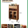 Nuevo aparador estrecho de 20 cm, mueble de almacenamiento integrado para montar en la pared, mueble para té, mueble de almacenamiento para comedor y cocina
