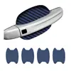 Fibra de Carbono Neutra Pegatina Protectora de Pintura para Manija de Puerta de Coche Almohadilla Protectora de Taza de Manija de Puerta de Automóvil Protector de Taza de Manija