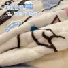 Protetor de colchão de veludo de leite espesso de desenho animado de inverno para quarto, uso doméstico, tatame, colchão fino acolchoado, dormitório, lençol com forro de fleece