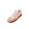 Zapatos Deportivos Dexun de Cuero con Borde de Encaje Retro Celebres de Internet Puntera Redonda con Cordones Zapatos Casuales Rosas Zapatos Forrest Gump Zapatos para Mujer