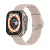 Adequado para Pulseiras de Apple Watch Watch S1-S10 Geração Fivela Ondulada Imitação de Aço Pulseira de Silicone Se Ultra Universal