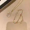 Nuevo Conjunto de Collar y Pulsera con Colgante de Calabaza Esmaltada Estilo Chino, Pulsera de Estilo Nacional, Accesorios de Nuevo Estilo Chino
