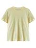 Camiseta Ligera Transpirable de Manga Corta para Mujer Estilo Coreano Ns Ropa de Trabajo Versátil Verano 2026 Nueva Cuello Redondo 21015