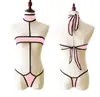 Ropa interior sexy para mujer europea y americana, traje de baño, bragas, sujetador sexy para mujer, perspectiva, traje de baño bikini de una pieza