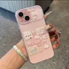 Adesivo de Foca Fofa Design de Coração Janela Grande Transparente Macio Fofo Maçã 17 Pro Capa de Celular Anti-Queda para iPhone 18