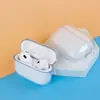 Funda Protectora Transparente de TPU que No Amarillea para Air Podspro Segunda Generación Funda para Auriculares Carcasa Protectora para Auriculares con Gancho para la Oreja