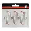 Cebo Artificial 9cm 12g Anzuelo Único Cola en T Plomado Hundimiento Señuelo Blando Venta al por Mayor Señuelo de Natación