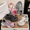 Otoño 2024 Nuevos Zapatos Casuales con Plataforma para Aumentar la Altura, Combinables, Modernos, Tipo Stapler, Old Daddy Shoes, Zapatos de Pareja para Hombres y Mujeres