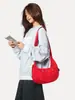 Bolso cruzado de estilo coreano, nuevo, moderno, de alta apariencia, nicho, color sólido, simple, estilo universitario, para mujer, ligero y de gran capacidad