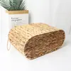 Cesta de Almacenamiento Tejida a Mano de Hierba de Calabaza Cesta de Almacenamiento para Papel Higiénico y Artículos Varios Decoración de Hotel Cesta de Almacenamiento Portátil de Gran Capacidad