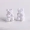 Acrílico color sólido vertical vacío oso de caramelo DIY aretes accesorios para el cabello accesorios para carcasa de teléfono móvil accesorios para ropa accesorios