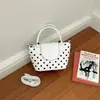 Bolsa Casual Fresca de Bolinhas 2026 Nova Tendência Moda Feminina Bolsa Grande Capacidade Bolsa de Ombro para o Dia a Dia Bolsa Transversal
