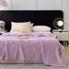 Fabricante Exclusivo de Suministro de Comercio Exterior Transfronterizo Manta Jacard de Terciopelo Francés 2026 Manta de Doble Cara Manta para Siesta en la Oficina Color Sólido Regalo