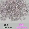 K9 Imitación Huazi 1:1 Rosa Claro Biselado Fondo Plano Forma Irregular No Se Cae Lujo DIY Accesorios de Pedrería al por Mayor Brillantes Pedrería para Uñas