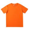 Camiseta Básica de Manga Curta Gola Redonda Pesada Cor Sólida Algodão Puro Ombro Caído Manga Curta Cor Dopamina Camiseta Masculina de Manga Curta