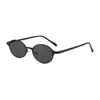 Gafas Retro Metálicas Ovaladas Pequeñas de Estilo Coreano Vintage Lisas para Mujeres con Miopía, Adecuadas para Caras Pequeñas