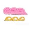Saco de silicone fondant mahjong palavras de bênção molde de silicone cerca gesso para aromaterapia base para panela quente material de decoração molde