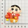 Accesorios de Resina de Crayon Shin-Chan para Llaveros de Pegamento Cremoso DIY, Cajas de Almacenamiento y Imanes para Refrigerador Materiales