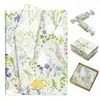 Wx260 Papel de Copia Conejo de Pascua 17g Dulce de Regalo Papel de Envoltura a Prueba de Humedad Hierba de Conejo Papel de Pera de Nieve