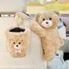 Cubo de Almacenamiento Multifuncional, Cubo de Basura para Coche, Forro Impermeable Colgante, Accesorios de Felpa para el Interior del Coche para Asientos Delanteros y Traseros