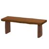 Mesa de té y silla de madera maciza con borde natural irregular de estilo chino, combinación con taburete, mesa de té de negociación antigua informal