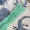 Palo retorcido de lana de pluma de Fénix de 15 mm súper grueso súper denso felpa tira de lana de raíz animal muñeca diy cachorro gato