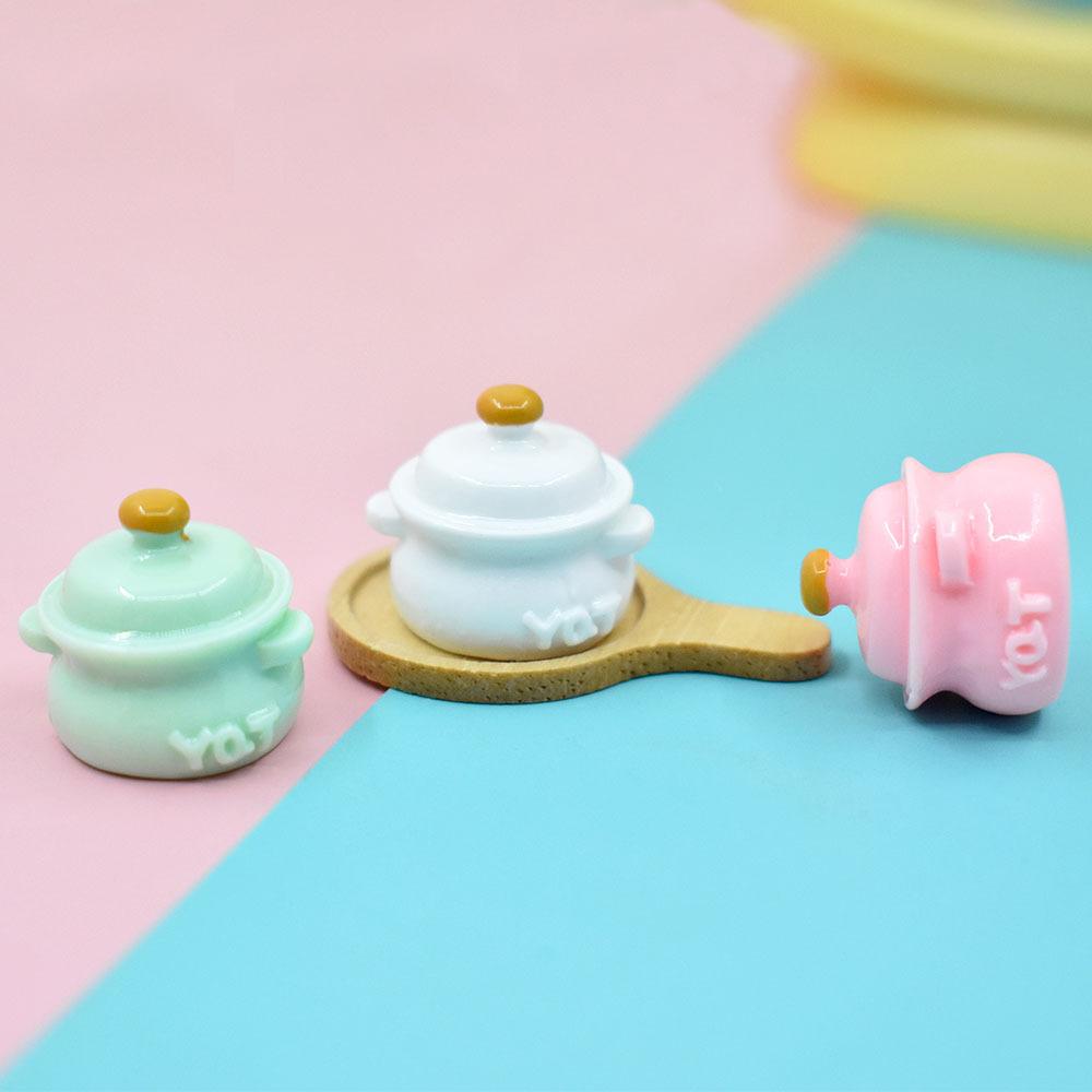 娃娃屋 微缩食玩煮锅 汤锅 厨房餐具摆件