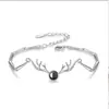 100 Idiomas Te Amo - Pulsera Te Tengo para Mujer - Estilo Bosque Sencillo y Personalizado Regalo para Celebridad de Internet Día de San Valentín