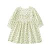 Ropa infantil de Corea del Sur vestido fresco Primavera y Otoño Nuevo estilo occidental falda floral para bebé vestido línea A falda larga