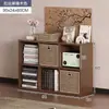 Armário de cabeceira semi-fechado gradeado armário de armazenamento de quarto estante de livros expositor estante em camadas de piso armário de armazenamento no pé da cama