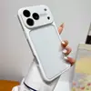 Cor contrastante janela grande cor de doce adequada para Apple 17PROMAX fresco simples cor sólida capa de telefone iPhone18 15