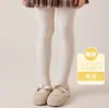 Leggings infantis, estilo fino para primavera/outono, adequados para usar como peça externa, meias-calças infantis, leggings mais grossos para outono/inverno, leggings brancos para bebê