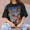 Camiseta de Algodón Talla EuropeaCamiseta de Dragon Ball para Hombre Algodón Puro Casual Cuello Redondo Manga Corta Ropa Verano Deportes Casual Manga Corta