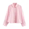 Moda Femenina Casual Suelta de Manga Ancha a Rayas Estilo Europeo y Americano Nuevo Verano 2026 7484105