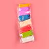 Sorvete feito à mão DIY brinquedo de simulação mini floco de neve colorido pacote de material para fazer lama bolo sobremesa Copo brinquedo