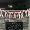 Fita Laço Estilo Ballet Transfronteiriça Decoração de Parede de Fundo para Festa de Aniversário Adereços Bandeiras de Puxar Banners