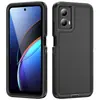 Capa de celular Motorola compatível com Amazon, 3 em 1 à prova de quedas, cobertura total, estilo executivo para celular G Power 2026