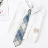 Jk a cuadros estilo japonés corbata de moño floral corbata para mujer estilo universitario para hombre corbata de moño para foto de graduación con camisa uniforme de marinero