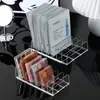 Caja de Partición Transparente con Divisores, Caja de Almacenamiento para Organizar y Clasificar Medicamentos, Estante de Almacenamiento con Particiones, Caja Cesta de Almacenamiento