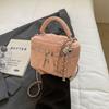 Bolsos de Mano de Alta Gama para Mujer 2024 Primavera y Verano Nuevo Acolchado Cadena Bandolera Bolso Pequeño de Un Hombro Bolso Cubo de Mano
