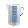 Taza medidora de plástico con escala, cilindro graduado resistente al calor, para hornear, uso doméstico, experimental, para té de leche, taza medidora de gran capacidad, taza de plástico