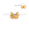 Aleación de Titanio Moño Diamante Individual Joyería Aguja de Perforación F136 Accesorios Aretes de Lóbulo Aretes de Cartílago de Oreja Aretes de Lengua Aretes de Labio Aretes de Ceja