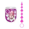 Agradable y Emocionante Tapón Anal con Bolitas de Cristal de Colores para Punto G para Provocar y Estimulación Anal Juguete para Adultos