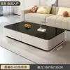Mueble de TV para sala de estar, apartamento pequeño, lujo ligero, sensación de alta gama, uso doméstico, nuevo modelo 2025, combinación de mesa de centro con almacenamiento y mueble de TV