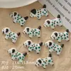 Botões de cerâmica fofos de cachorrinho pintados à mão, materiais para pulseira DIY feita à mão e acessório de vestuário, contas soltas