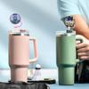 Serie Xiao Mao tapa de pajita stanley traje de cadena de 26 letras etsystanley accesorios para taza con cadena taza succión