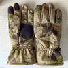 Luvas Táticas Camufladas Impermeáveis Antiderrapantes com Tela Sensível ao Toque, Forradas com Lã, para Esportes ao Ar Livre, Treinamento de Montanhismo, Outono e Inverno, para Homens e Mulheres