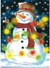 Pintura Diamante 5D Natal DIY Diamante Redondo Diamante Completo Natal Chapéu Vermelho Velho Natal Boneco de Neve Árvore de Natal Série Pintura Decorativa