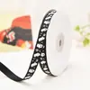 Cinta decorativa de Halloween, cinta para envolver regalos, accesorios para el cabello, lazo, conjunto de cintas navideñas, cinta de hilo, borde cruzado